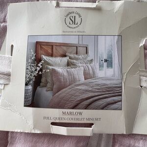 Southern Living Marlow Coverlet Mini Set Blush Pink